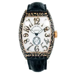 Franck Muller Cintree Curvex 25th Anniversary 8880 42MM White Dial