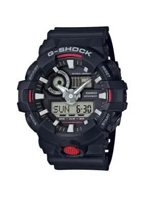 G SHOCK Black/ Red GA700-1B