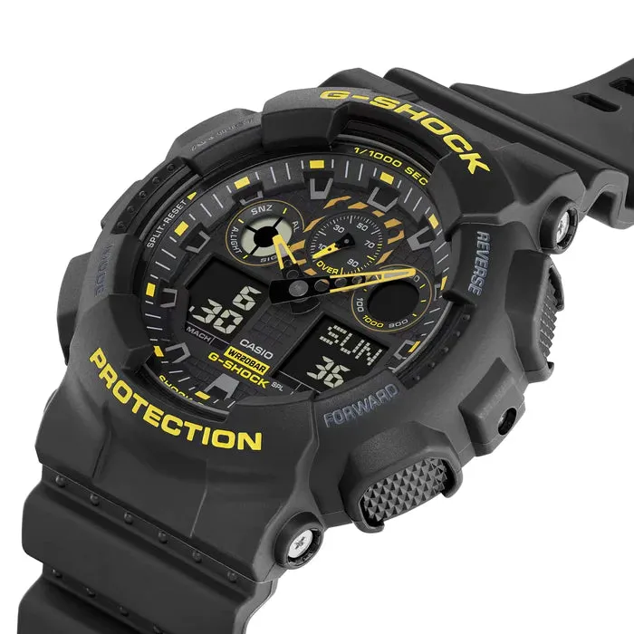 G-Shock GA100CY1A Watch - Black/Yellow