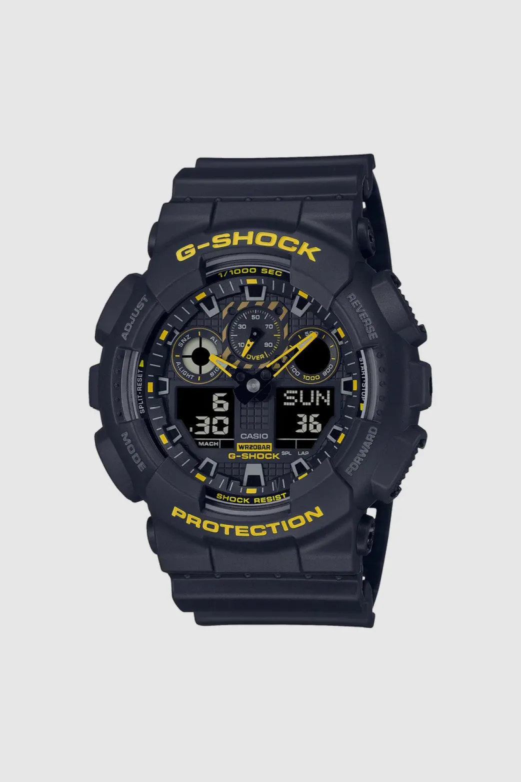 G-Shock GA100CY1A Watch - Black/Yellow