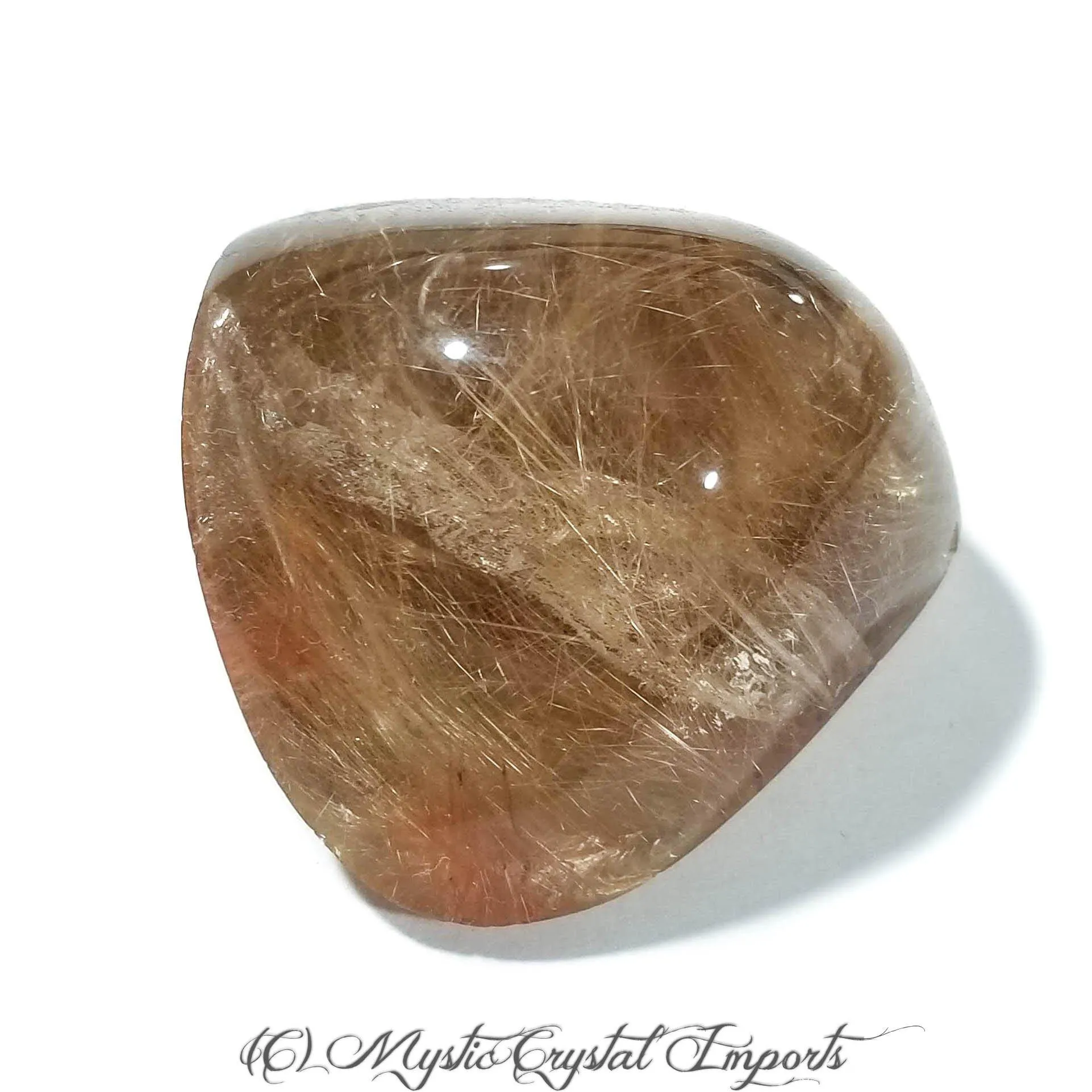 Golden Rutilated Quartz Crystal  - Extra Fine 313C