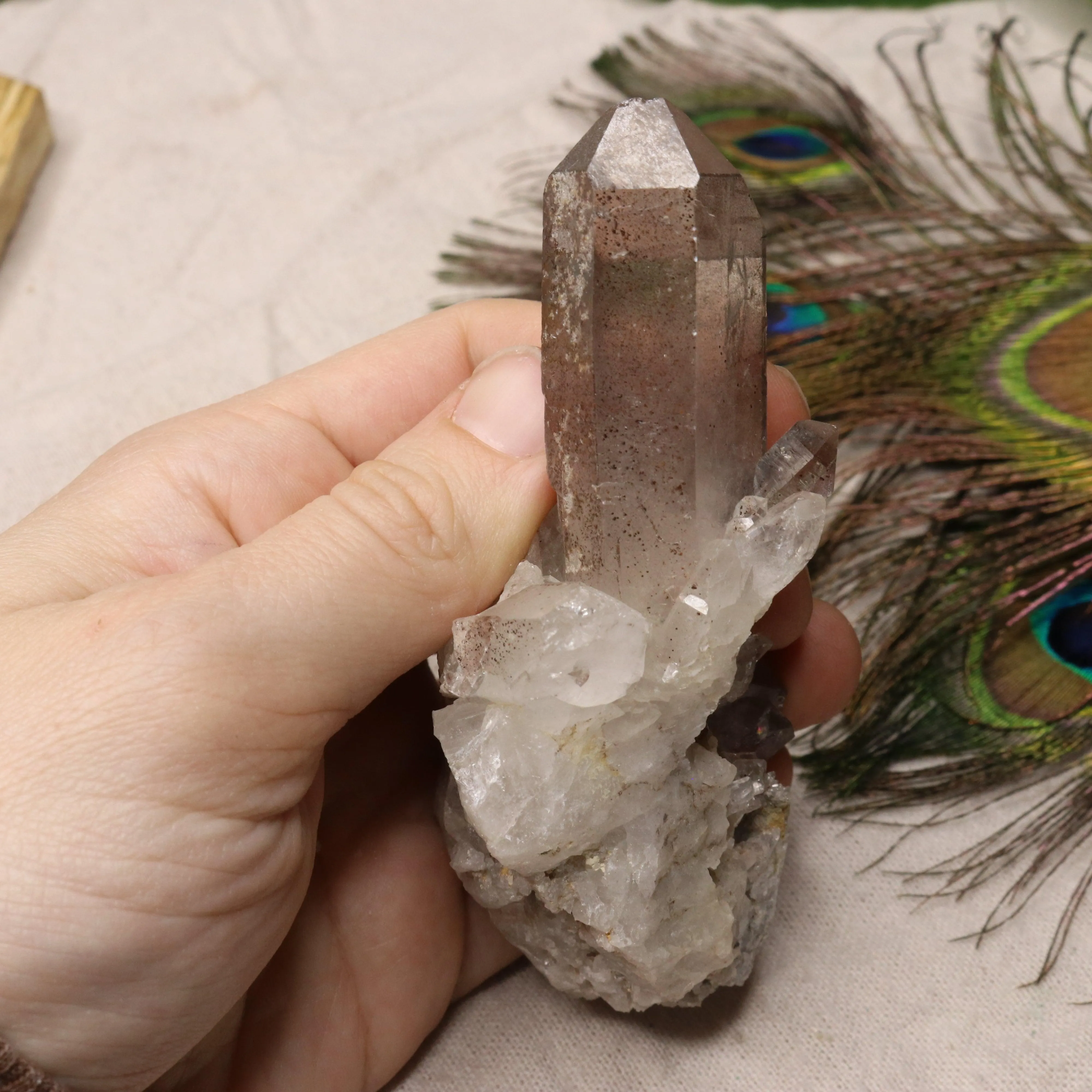 Grade A Lithium Quartz Celestial Cluster Point from Brazil~ Specimen #3