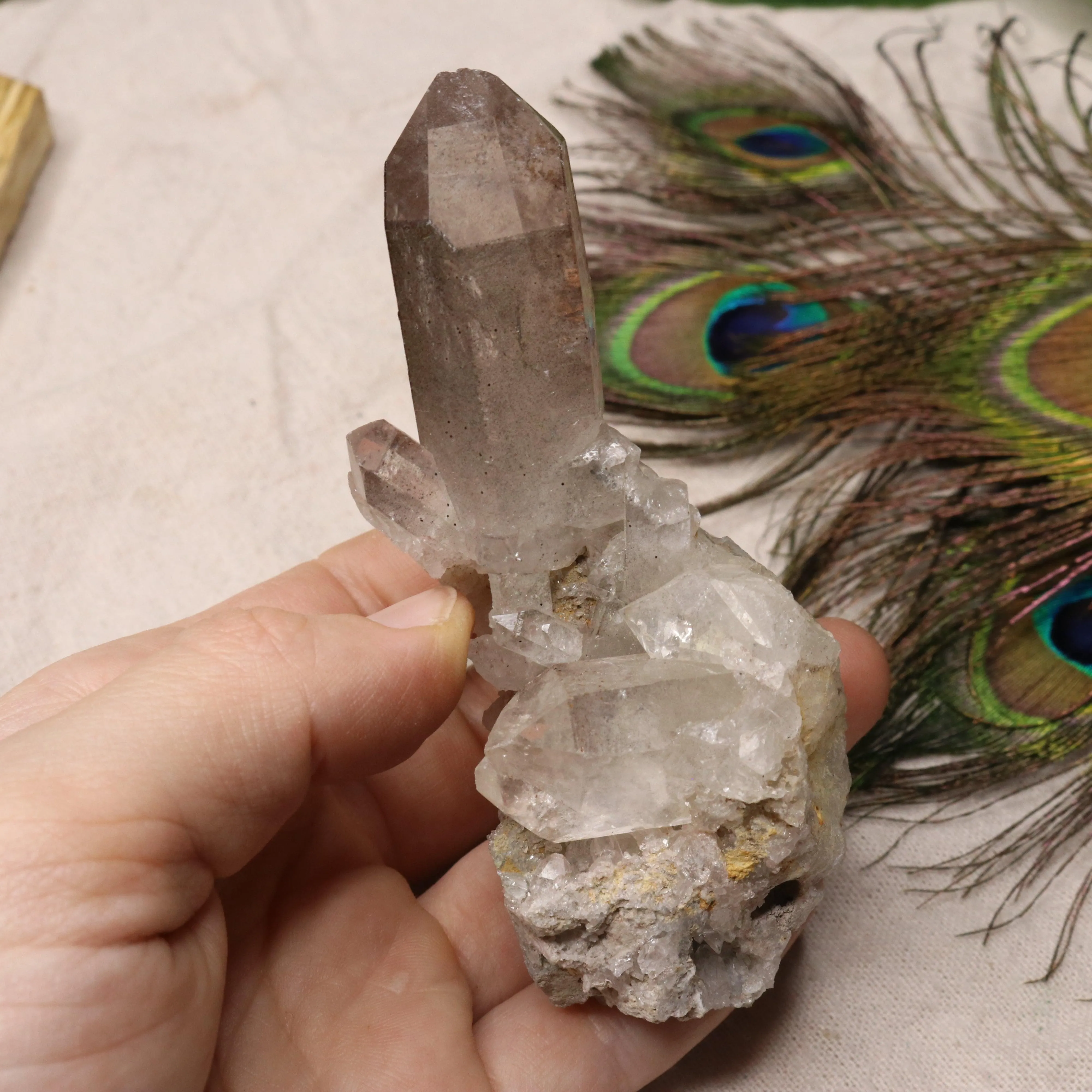 Grade A Lithium Quartz Celestial Cluster Point from Brazil~ Specimen #3