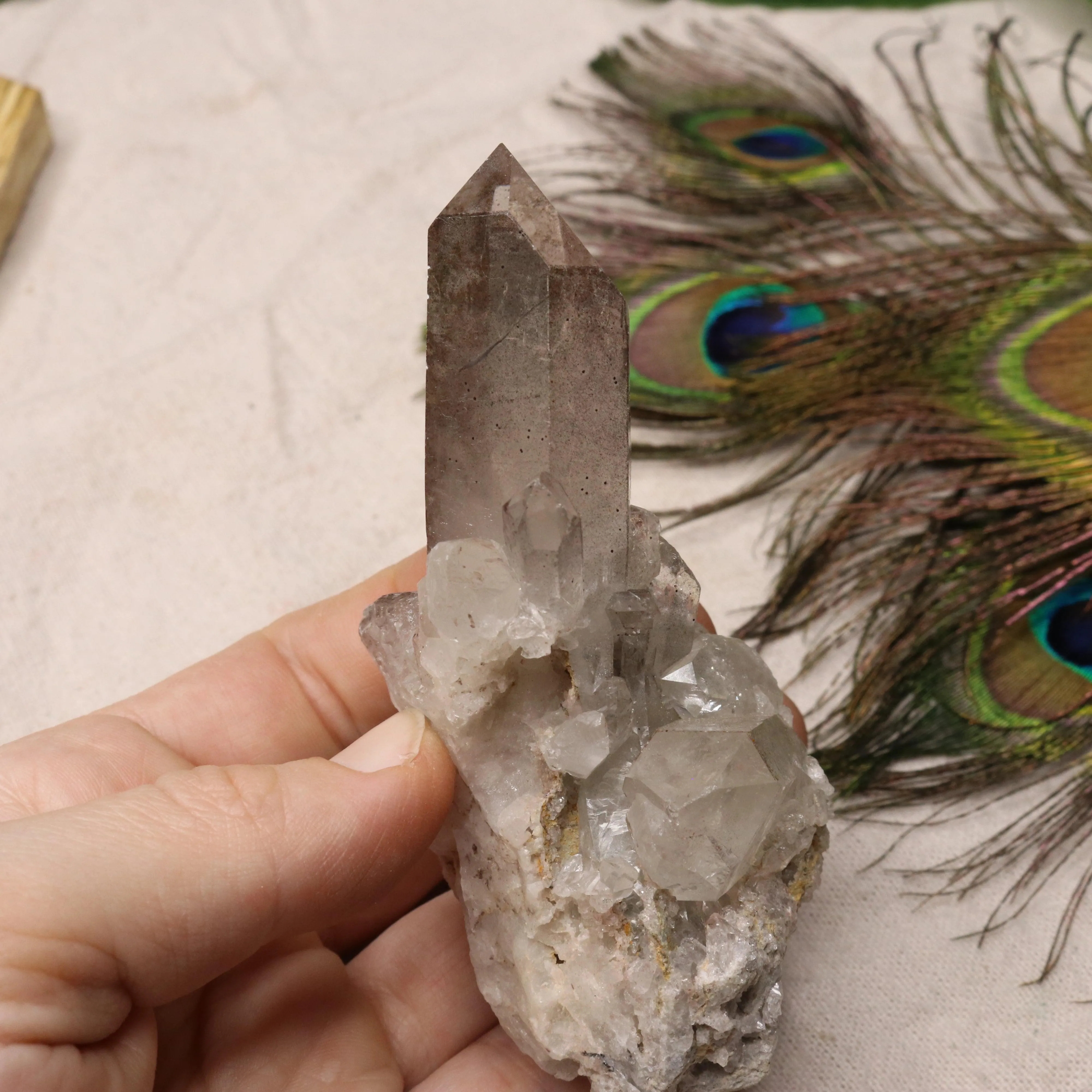 Grade A Lithium Quartz Celestial Cluster Point from Brazil~ Specimen #3