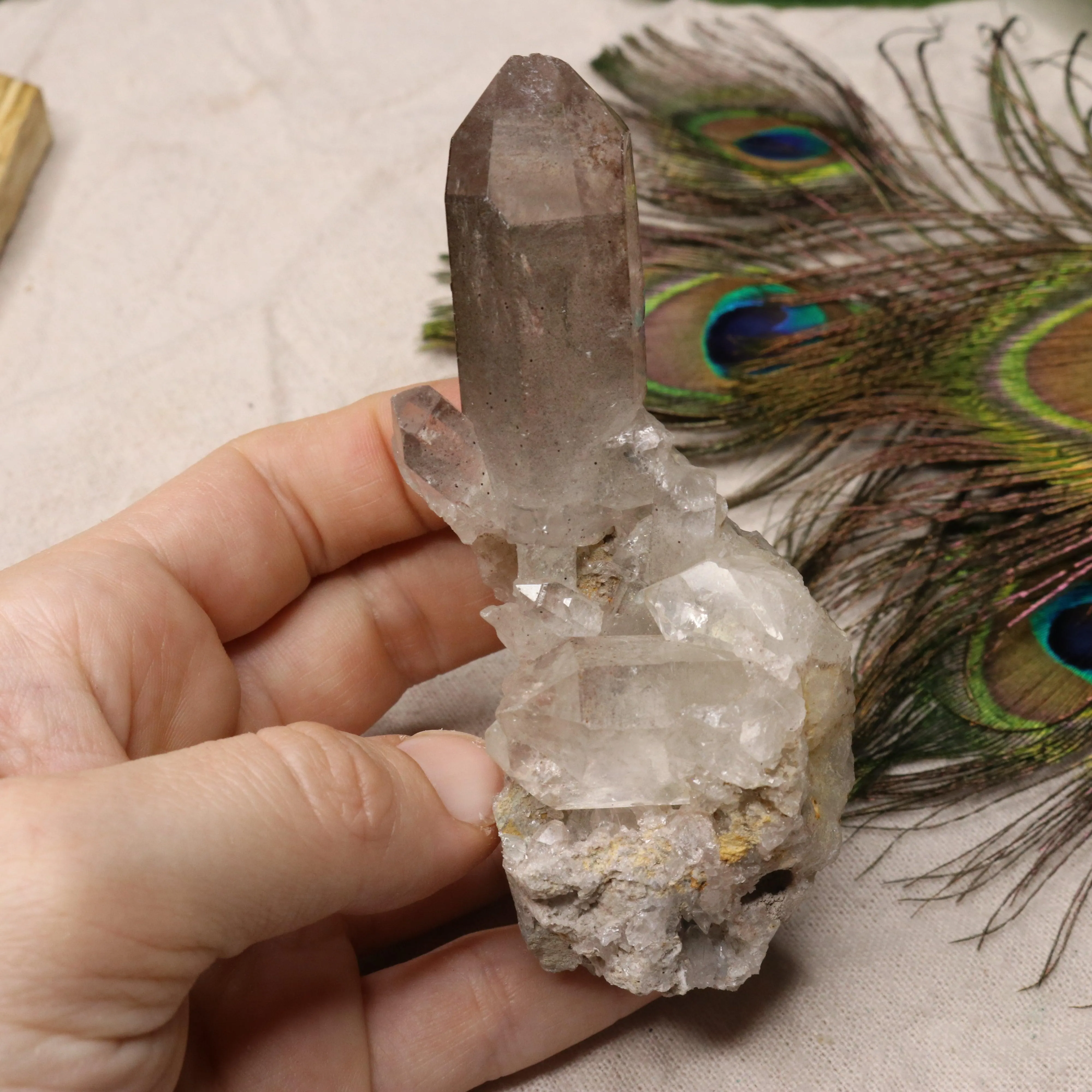 Grade A Lithium Quartz Celestial Cluster Point from Brazil~ Specimen #3