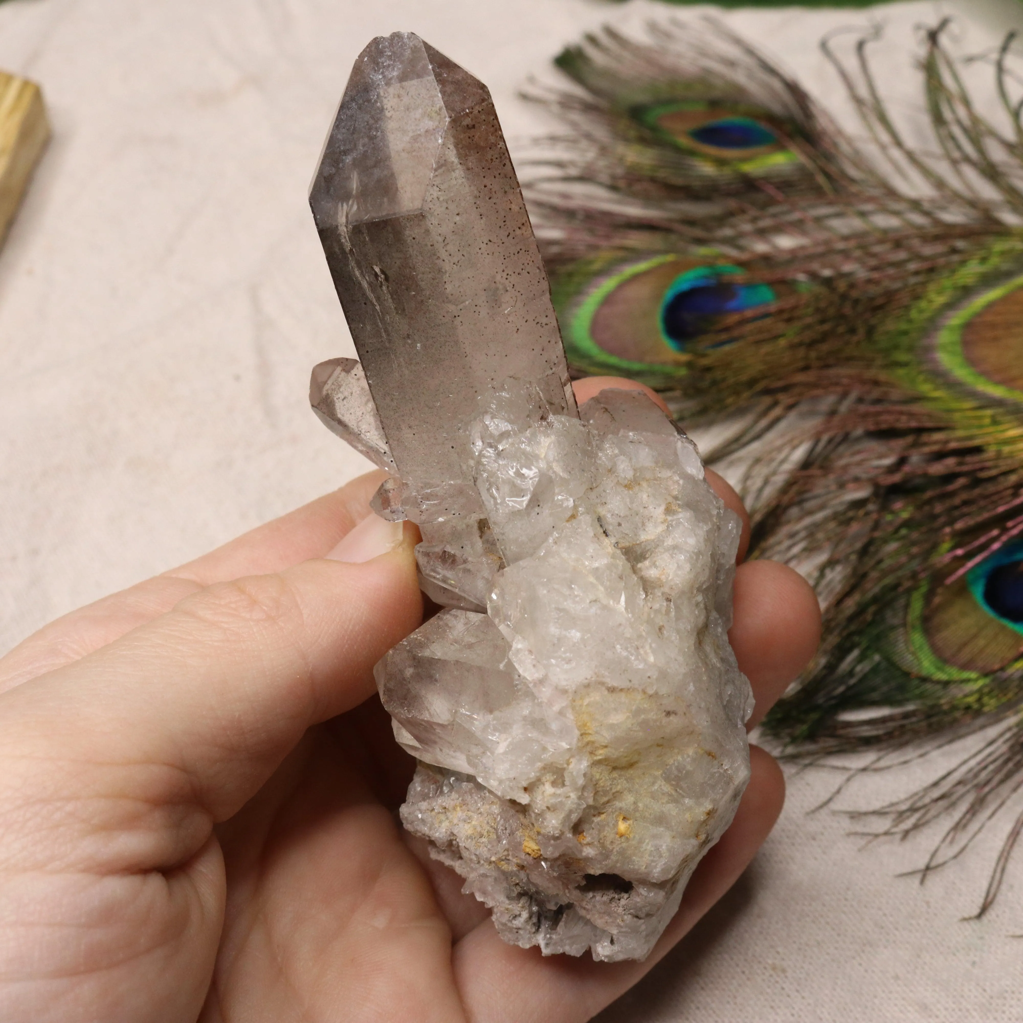 Grade A Lithium Quartz Celestial Cluster Point from Brazil~ Specimen #3