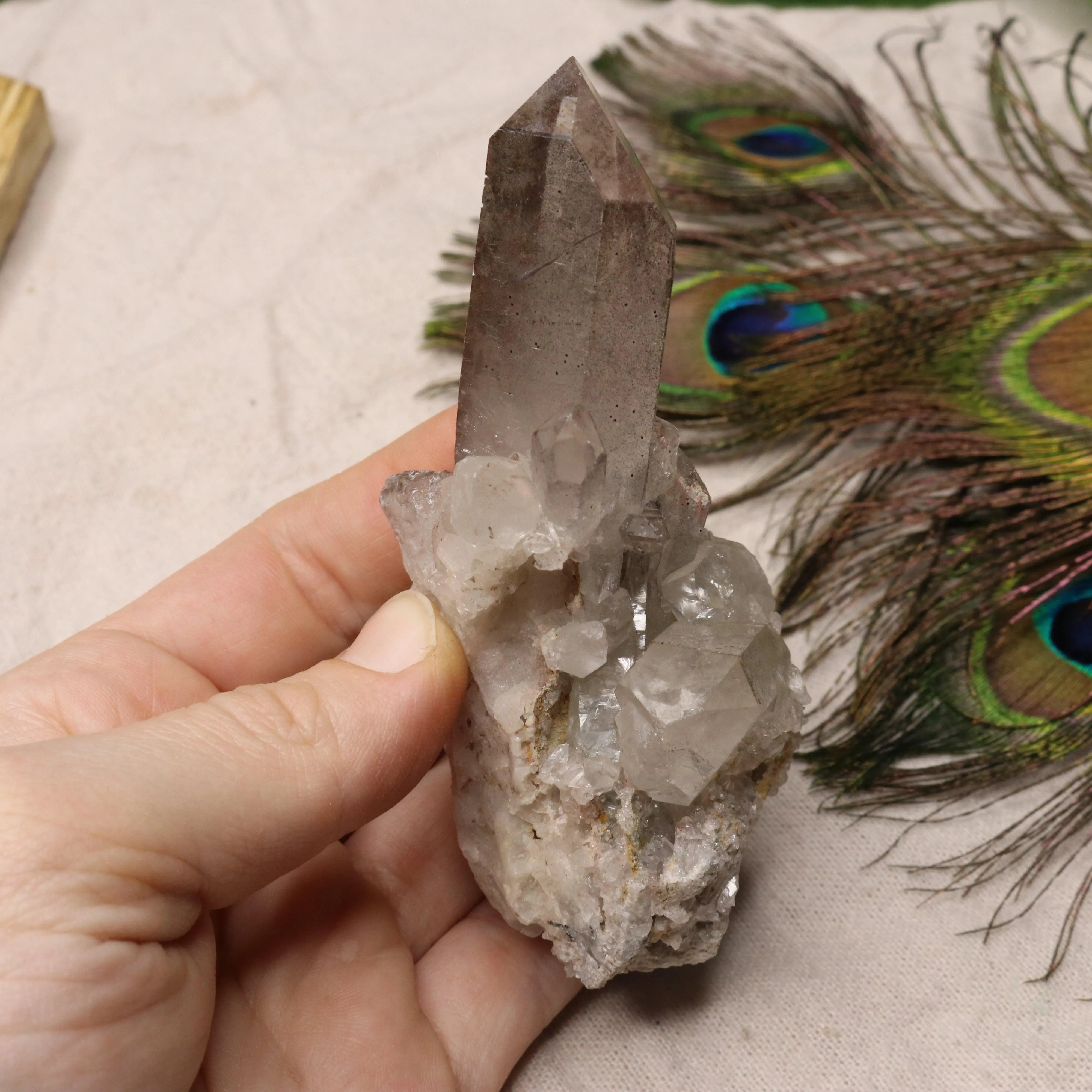 Grade A Lithium Quartz Celestial Cluster Point from Brazil~ Specimen #3