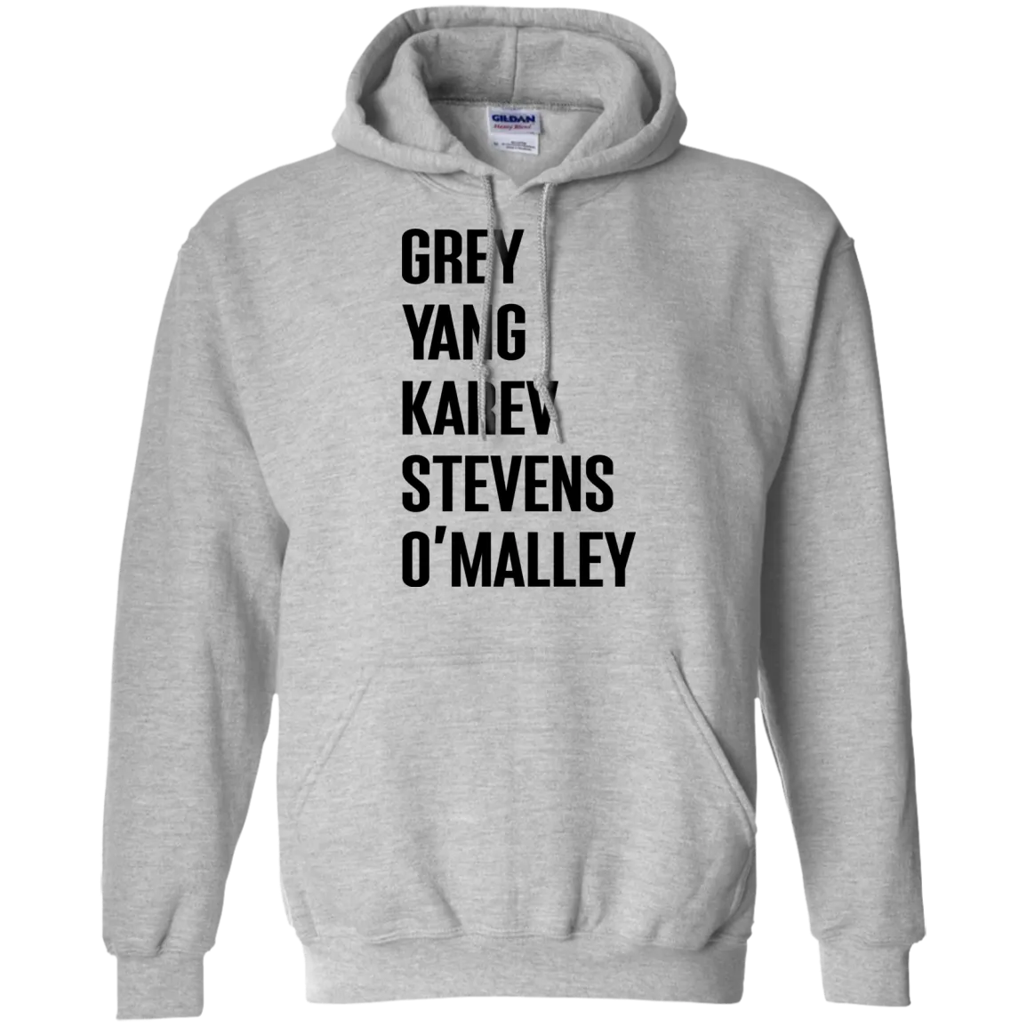 Greys Anatomy Sweater: Grey Yang Karev Stevens O'Malley