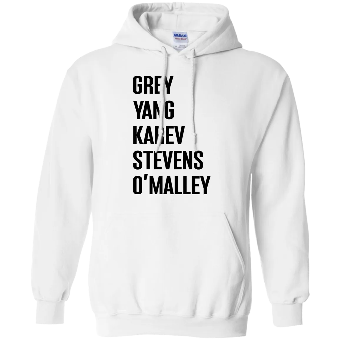 Greys Anatomy Sweater: Grey Yang Karev Stevens O'Malley