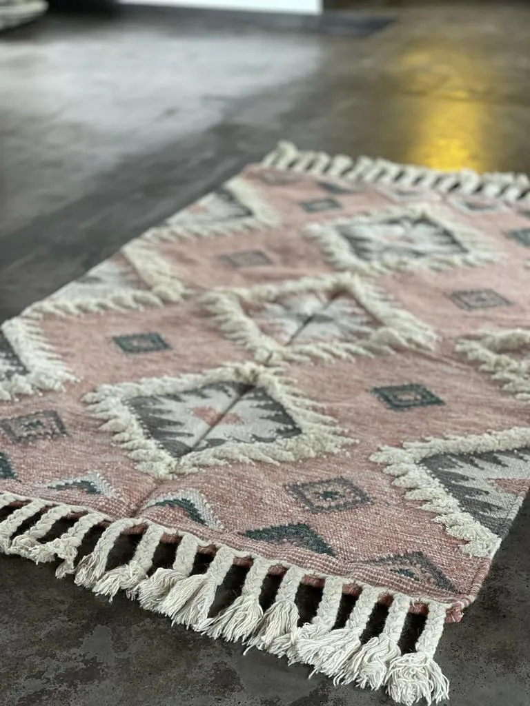 Hand Knotted Wool & Cotton RUG 25