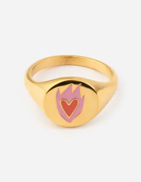 Heart Signet Ring