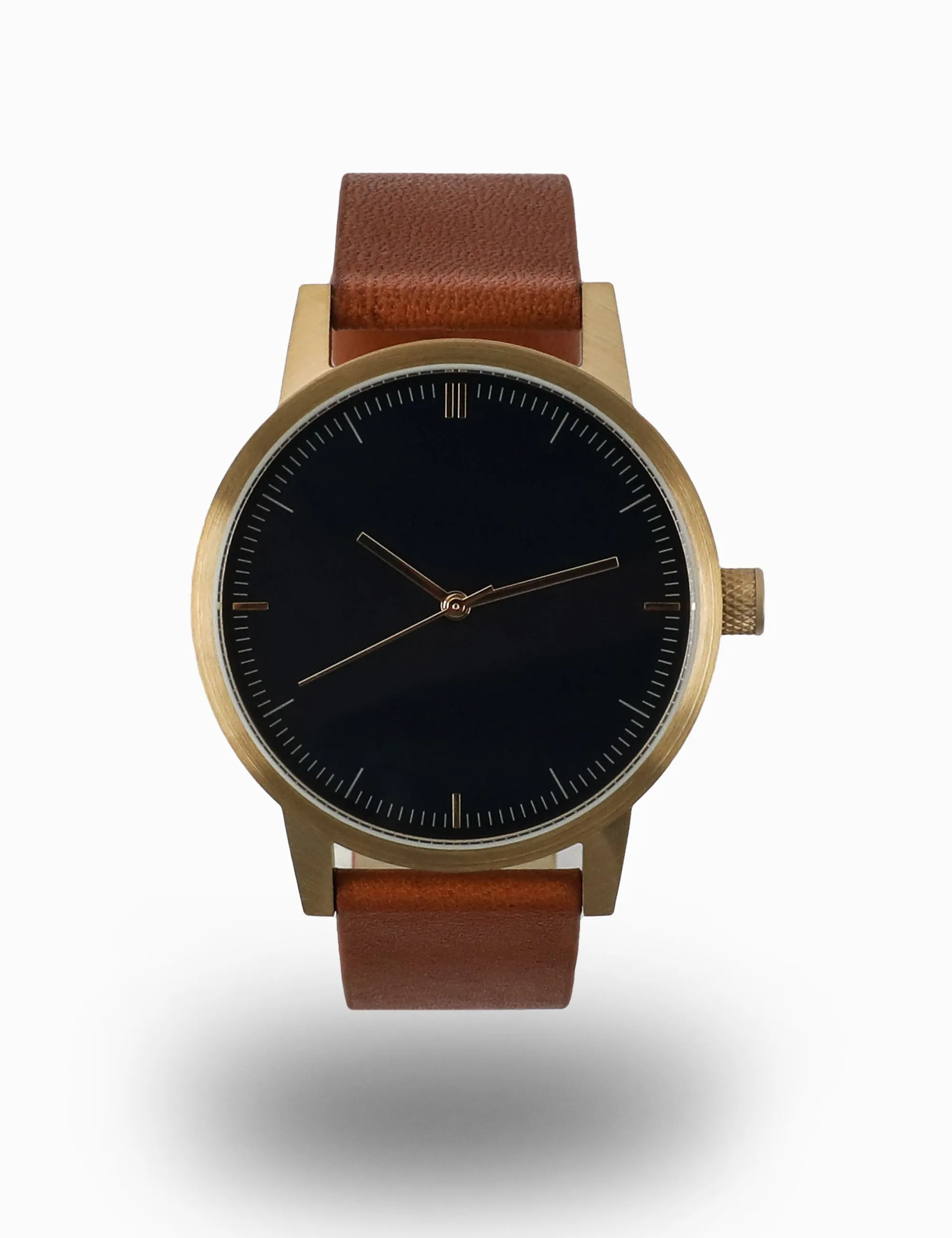 Kent 38mm Watch - Gold/Navy/Tan