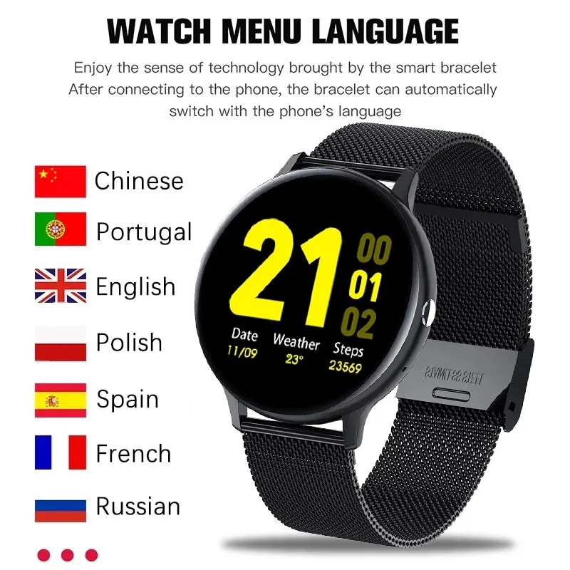 LIGE  Bluetooth Answer Call Smart Watch Men Full Touch Dial Call Fitness Tracker IP68 Waterproof 5G ROM Smartwatch for xiaomi