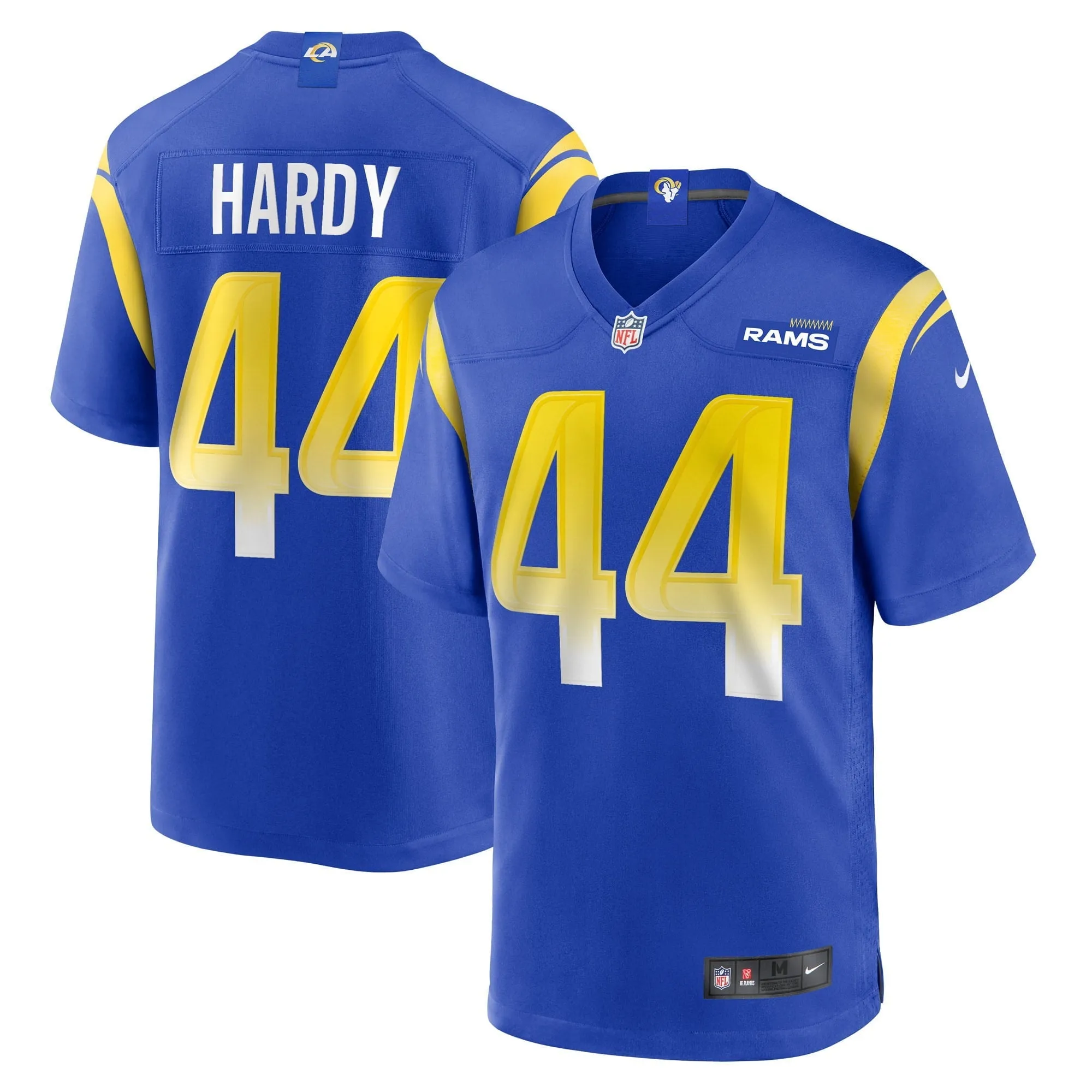 Men's Nike Daniel Hardy Royal Los Angeles Rams Game Player Jersey