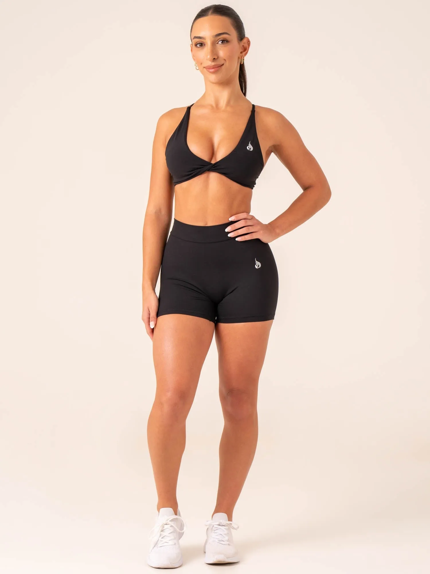 NKD Twist Sports Bra - Black