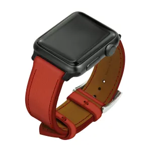 Noreve Saint Tropéz Strap for Apple Watch in Arange Clouquié