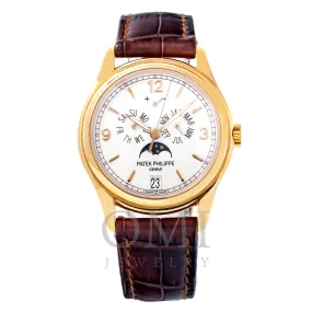 Patek Philippe Annual Calendar 5146R 39MM White Dial With Leather Bracelet