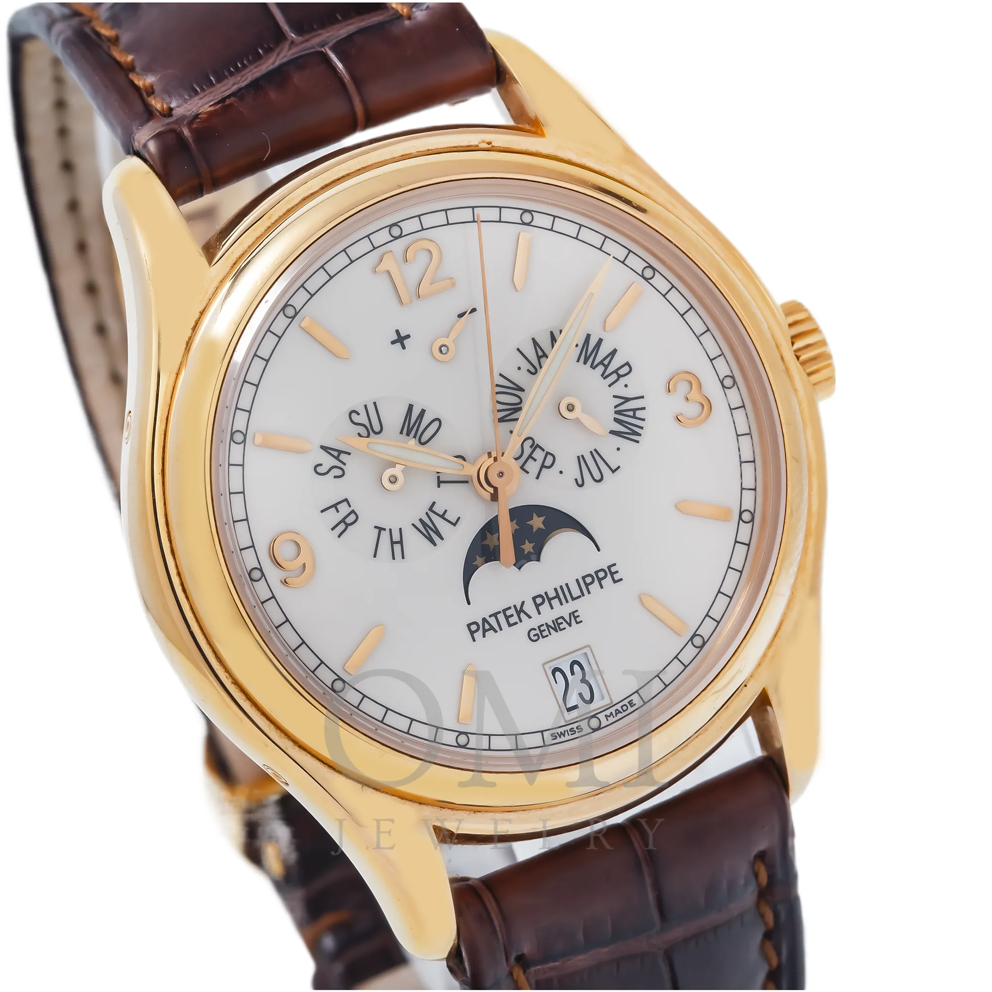 Patek Philippe Annual Calendar 5146R 39MM White Dial With Leather Bracelet