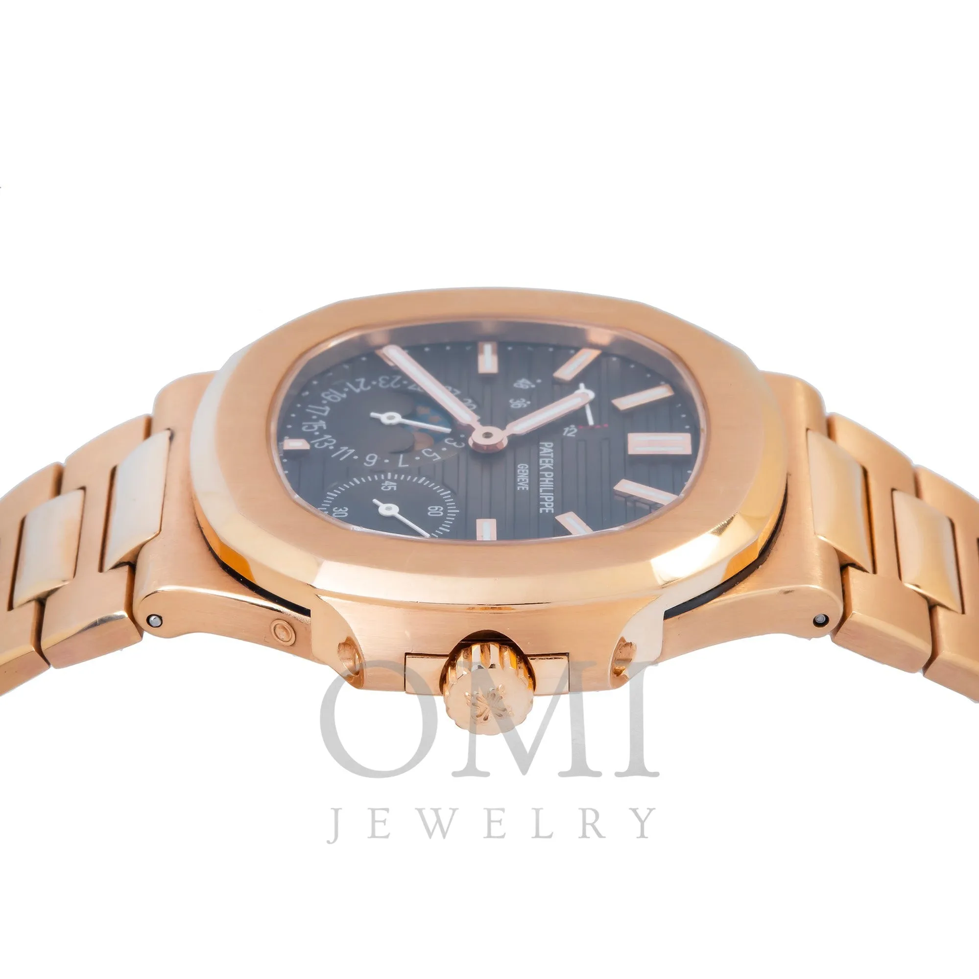 Patek Philippe Nautilus 5712-1R-001 40MM Sunburst Brown Dial With Rose Gold Bracelet