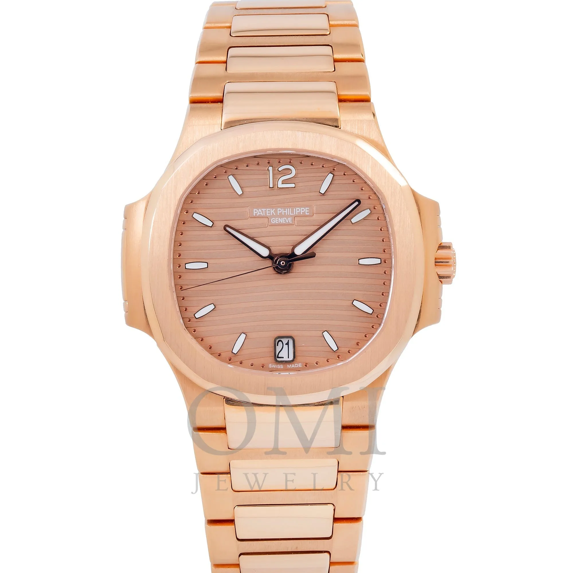 Patek Philippe Nautilus 7118/1R-010 35.2MM Golden Brown Opaline Dial