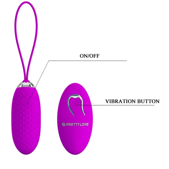 Pretty Love Joanna Remote Controlled Vibrating Egg