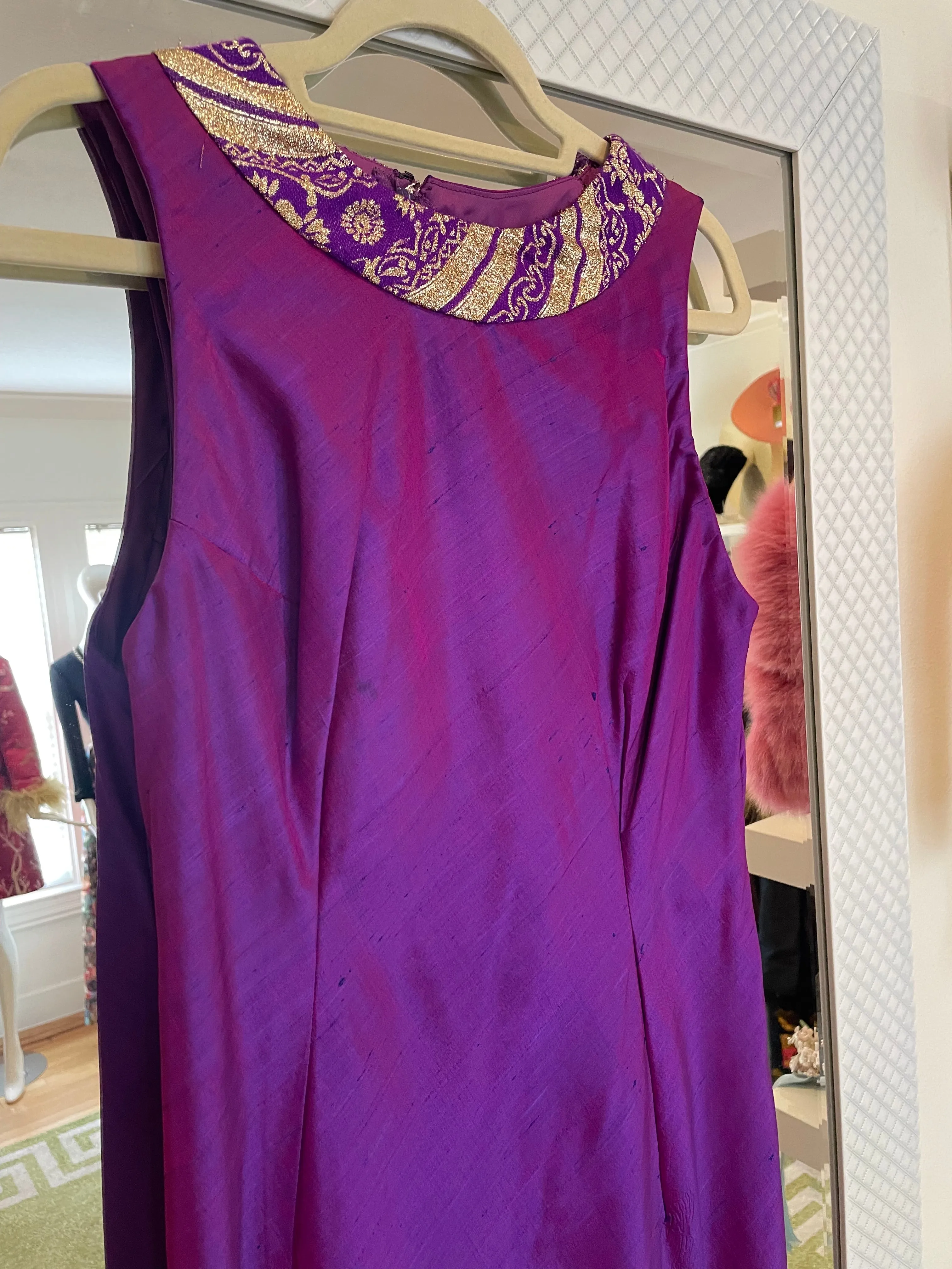 Raw Silk Dress by Betty Higgins