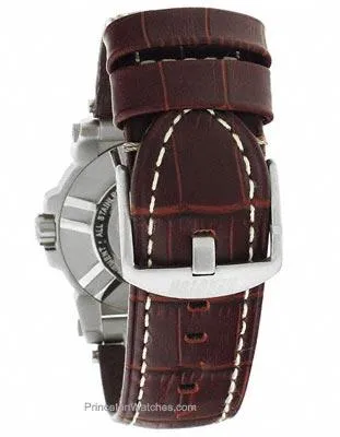 Reactor Mens Atom - Tusk Colored Dial - Stainless Case - Brown Leather Strap