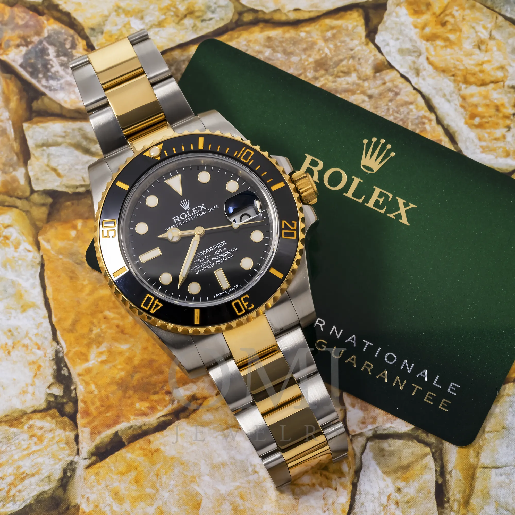 ROLEX SUBMARINER DATE 116613LN 40MM BLUE DIAL WITH TWO TONE BRACELET