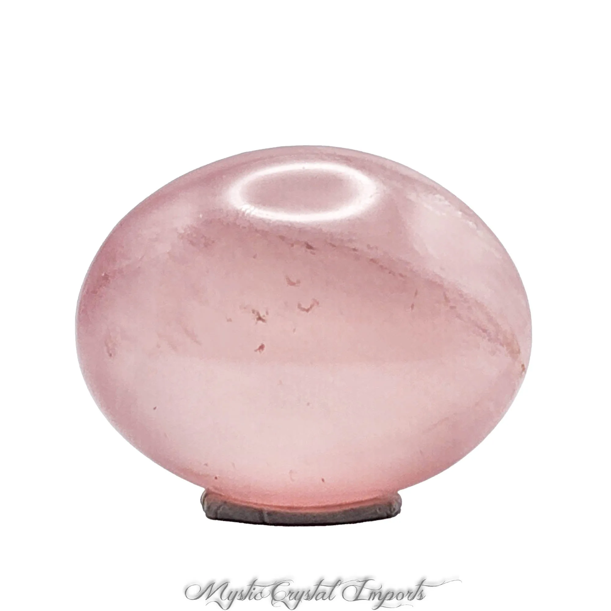 Rose Quartz Palm Stone -Fine Quality