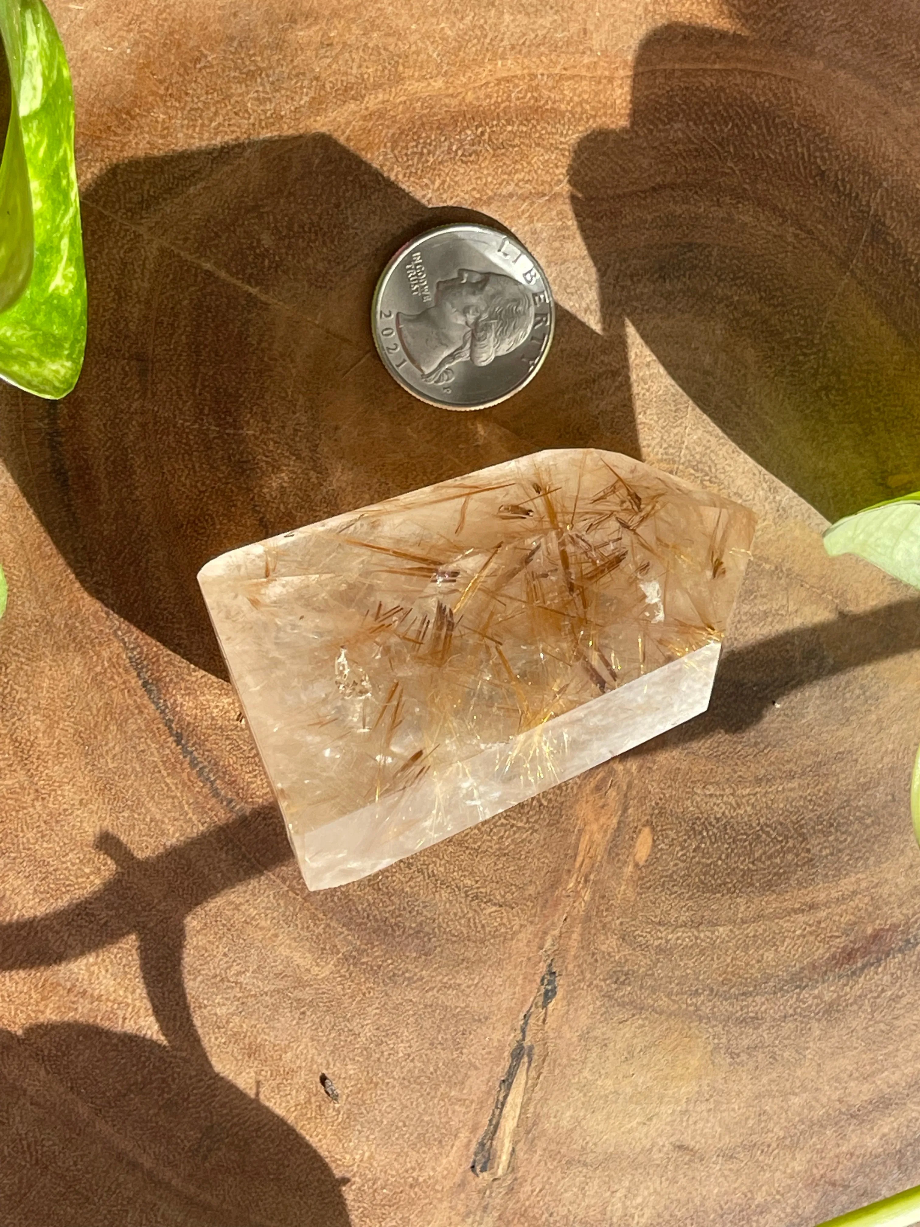 Rutilated Quartz point