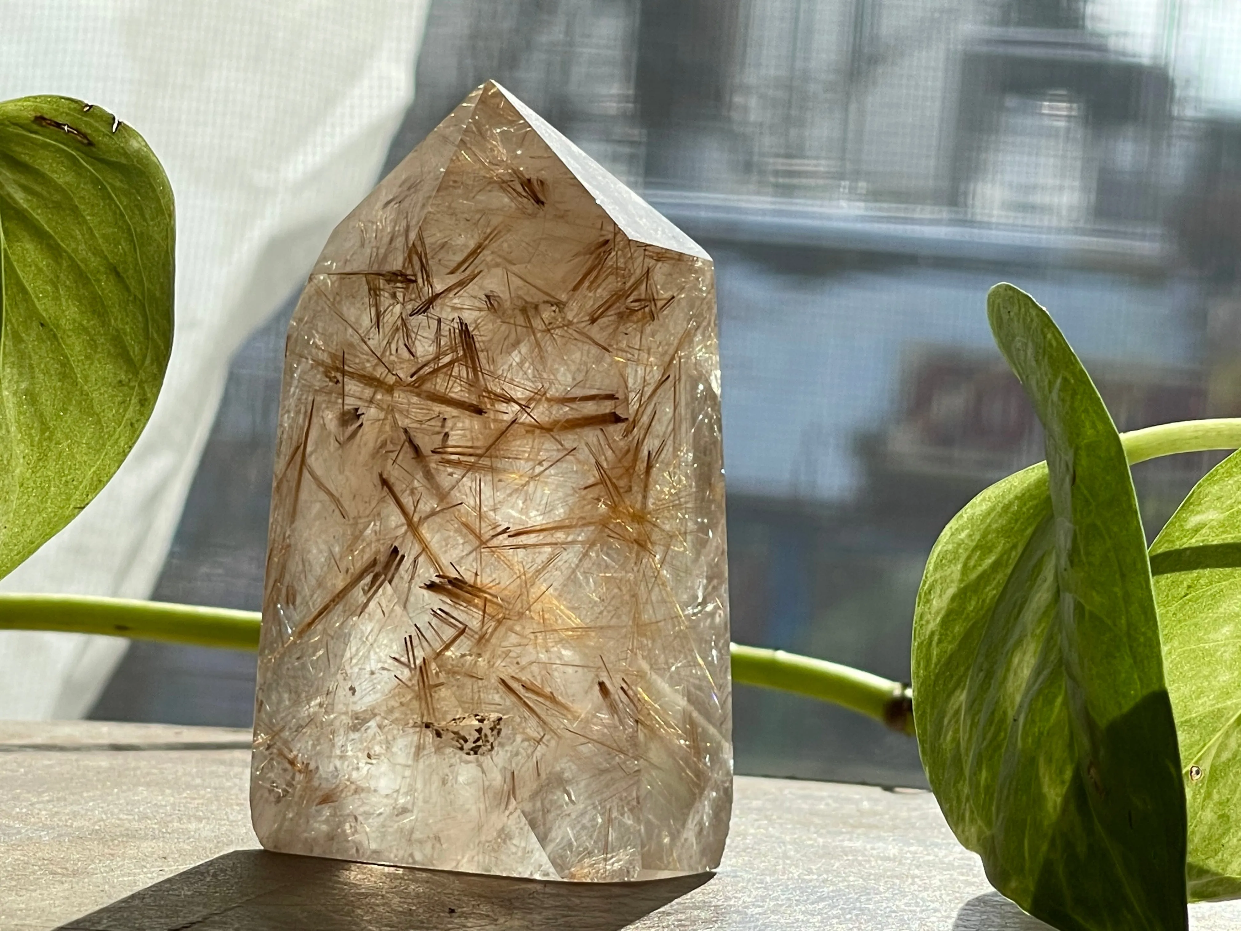 Rutilated Quartz point