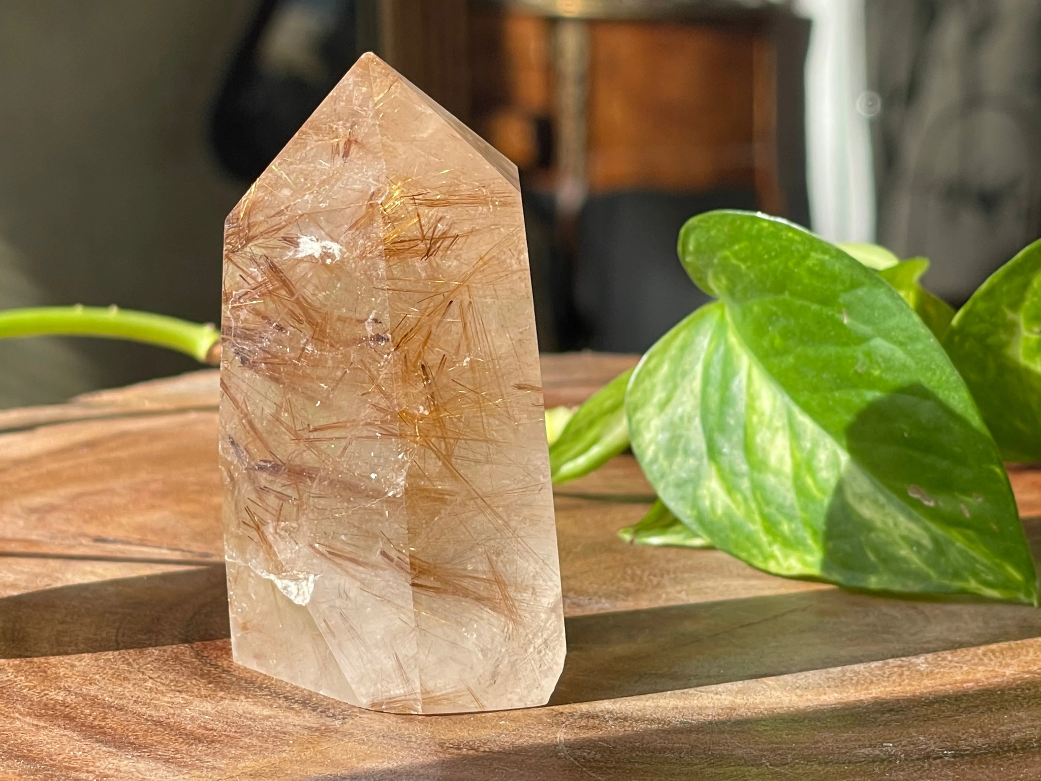 Rutilated Quartz point