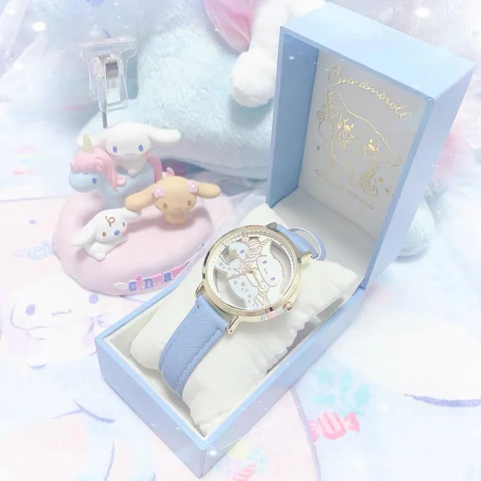 sanrio Cinnamoroll unicorn babyblue watch