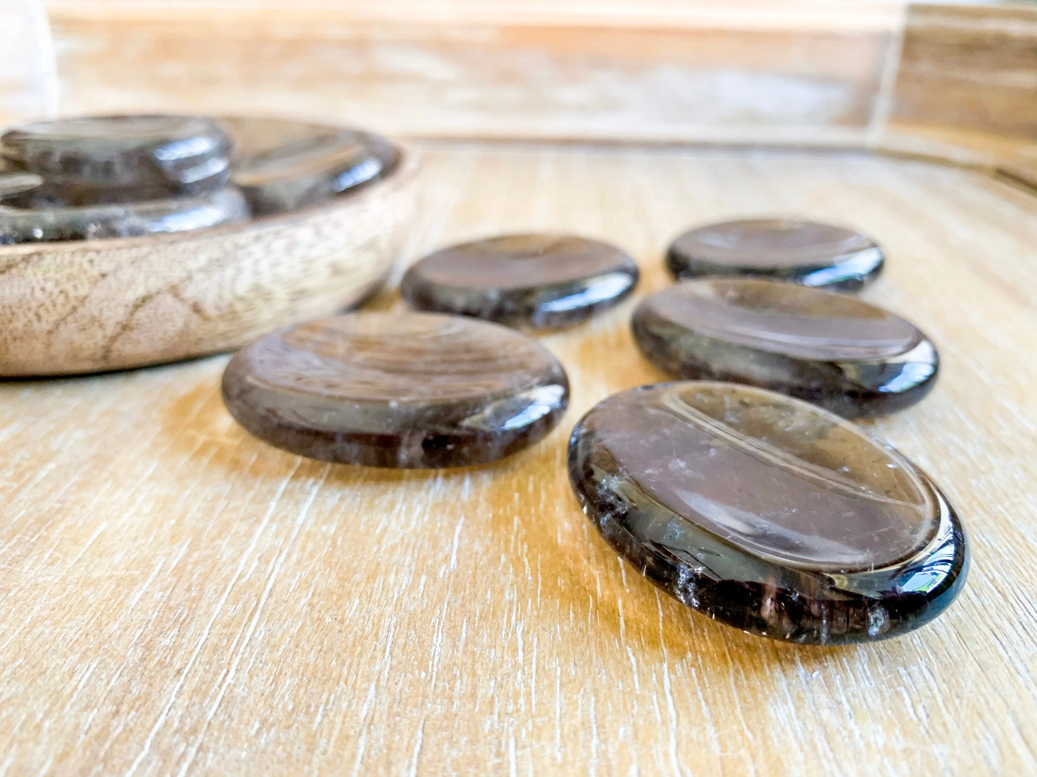 Smoky Quartz Worry Stone