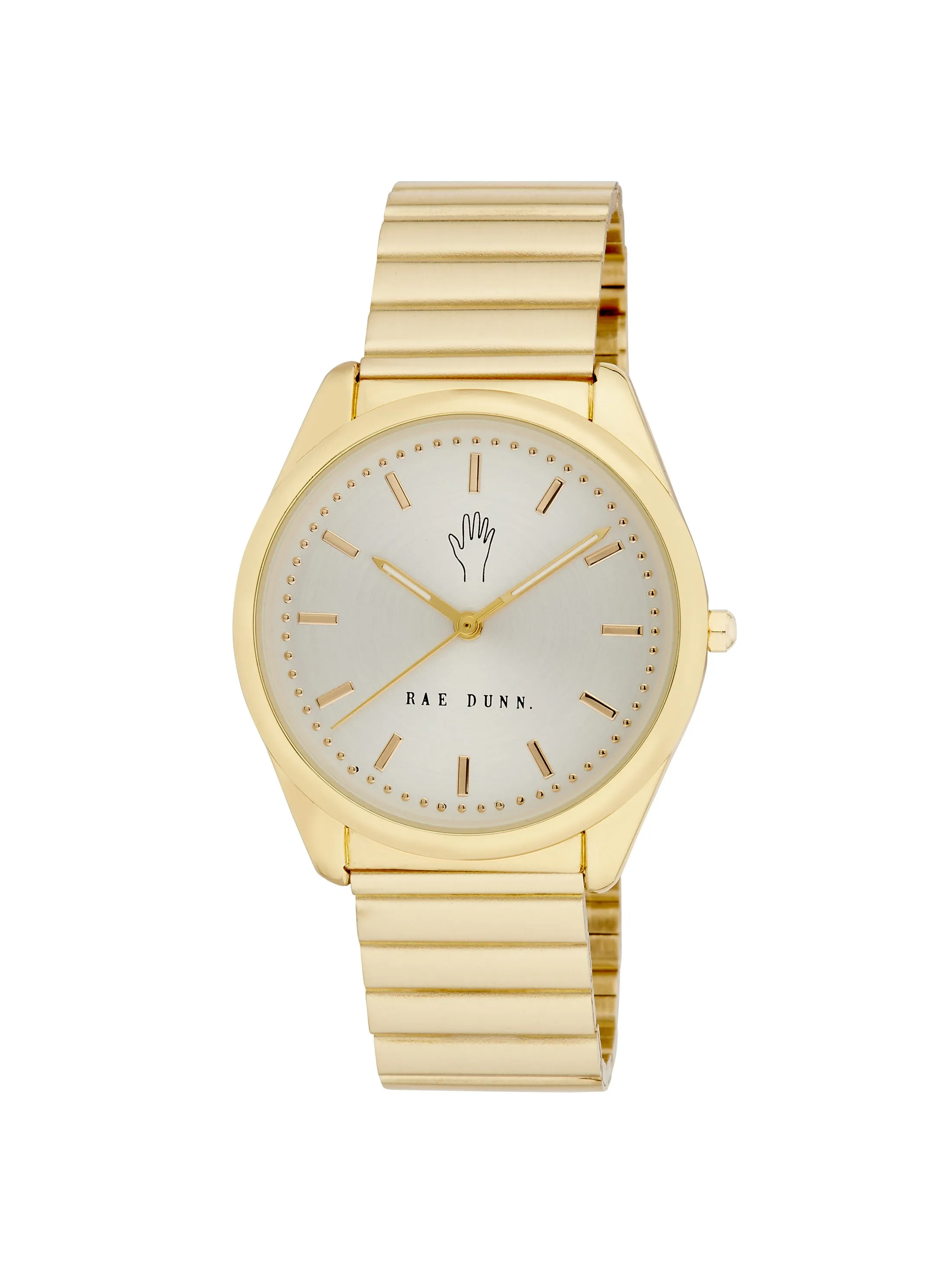 SOPHIA Round Face Gilded Bracelet Watch in Gold, 36mm