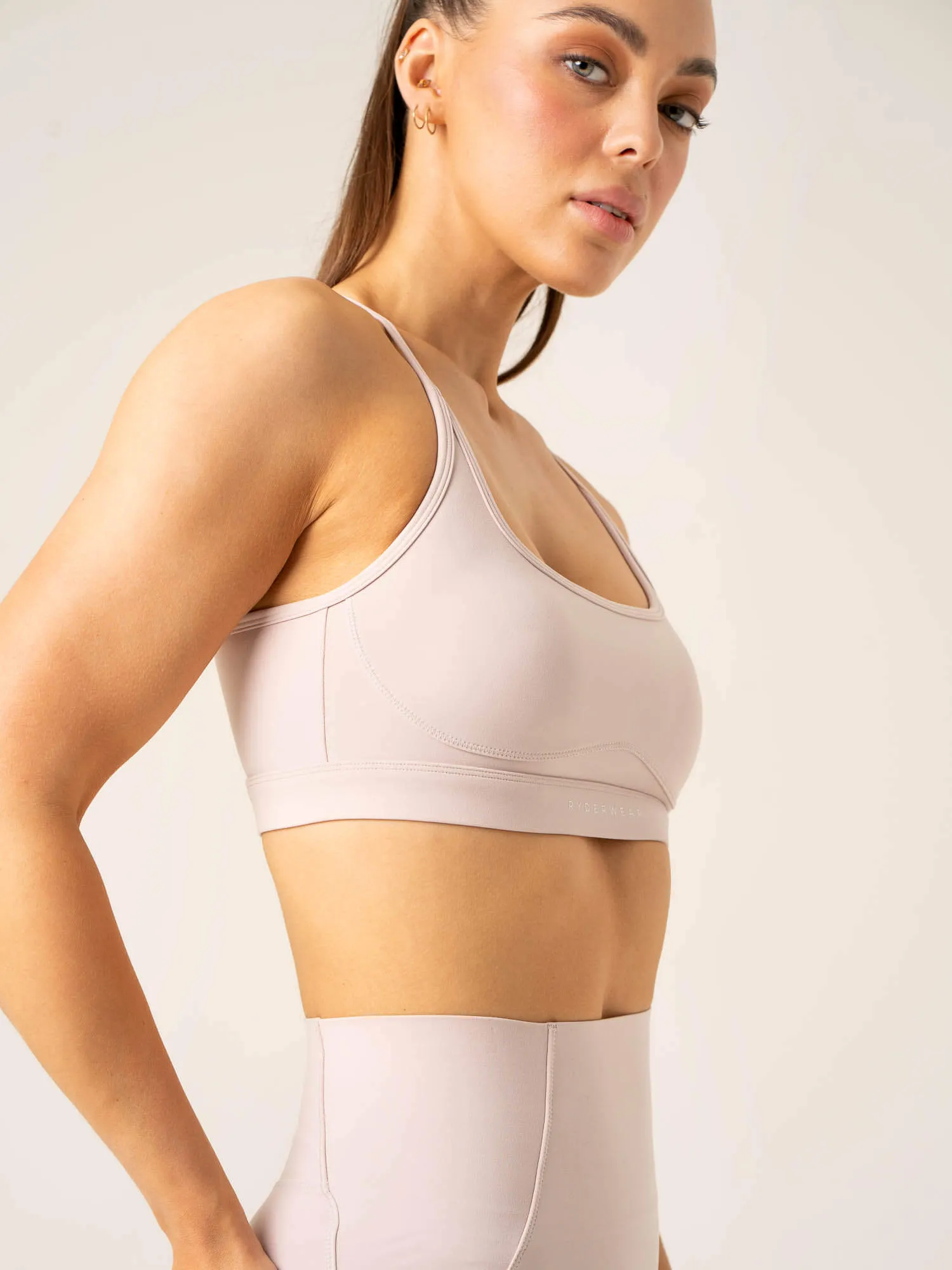 Stride Sports Bra - Chalk