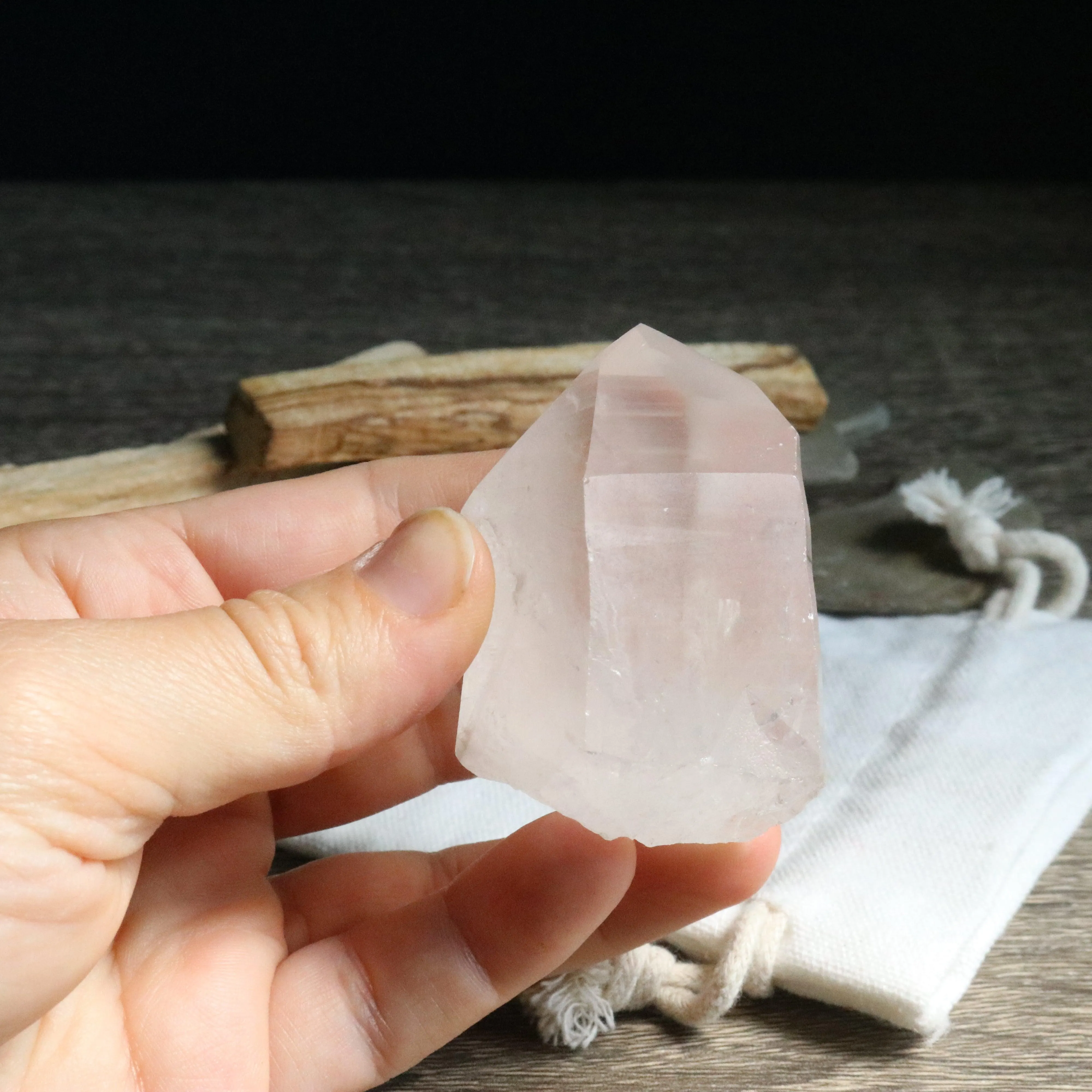 Stunning Energy ~ Natural Lemurian Quartz Point from Brazil