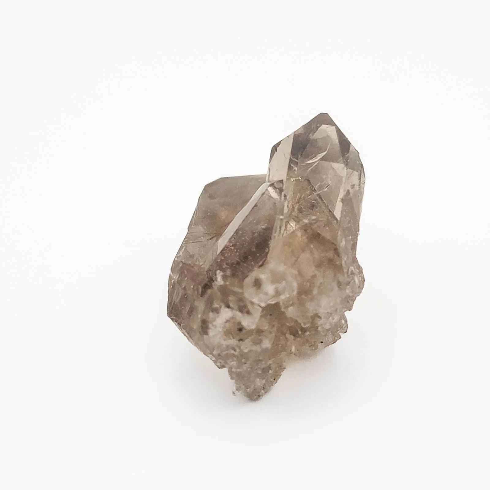 Super Clear Smoky Golden Rutilated Quartz Cluster #02