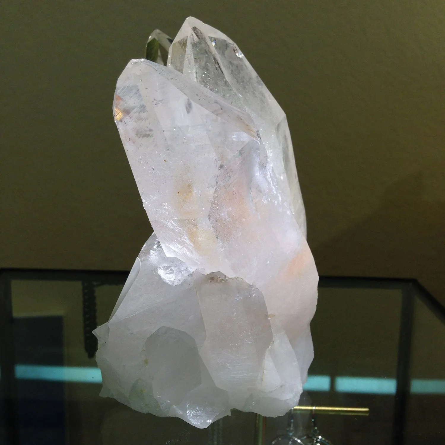 Trio Quartz Crystals Display Specimen