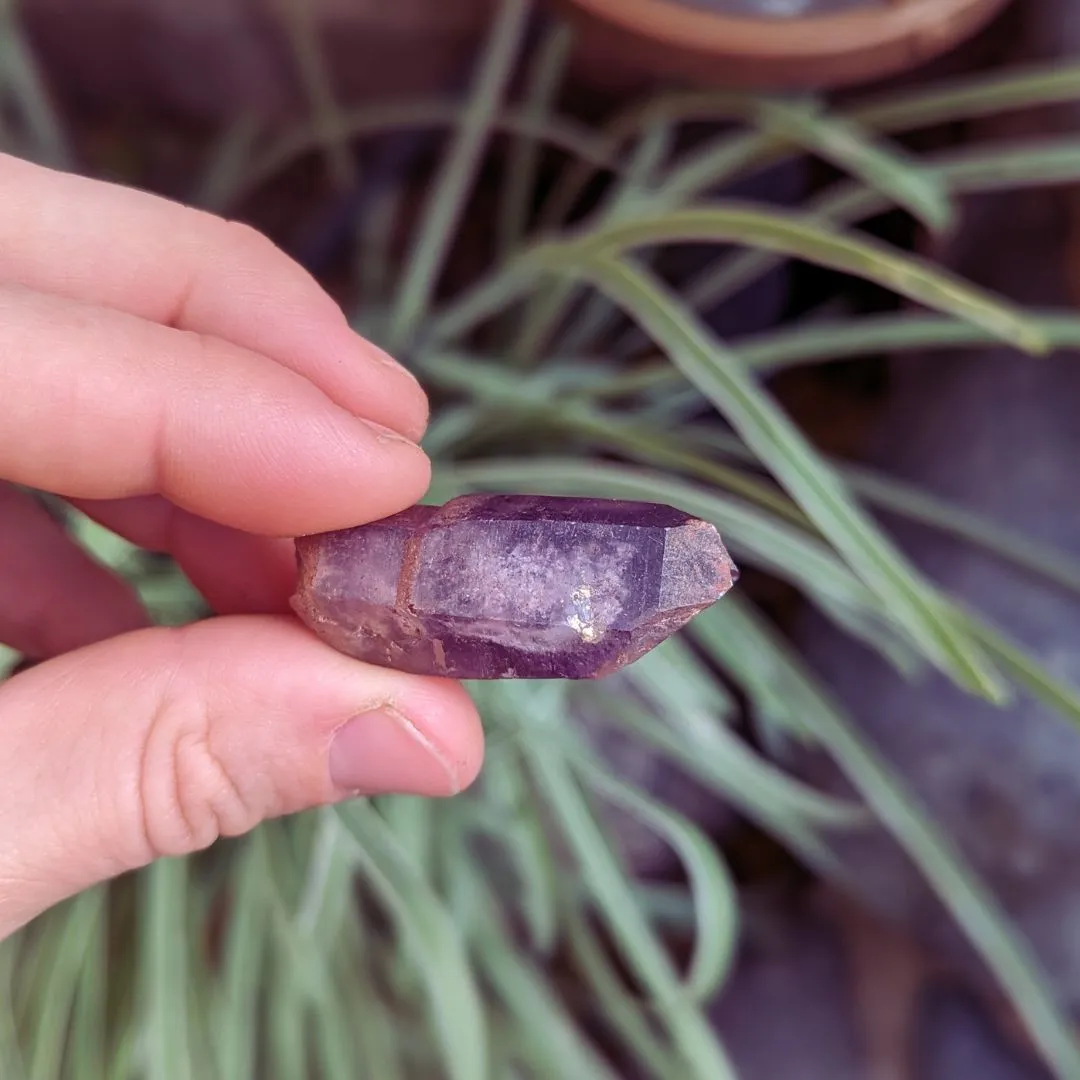 Tucson Exclusive! Rare Find, Natural  Brandberg Amethyst Crystal Points ~ Cosmic Energy that Awakens, Clear Quartz, Amethyst and Smokey Quartz in ONE, Ancient Amethyst