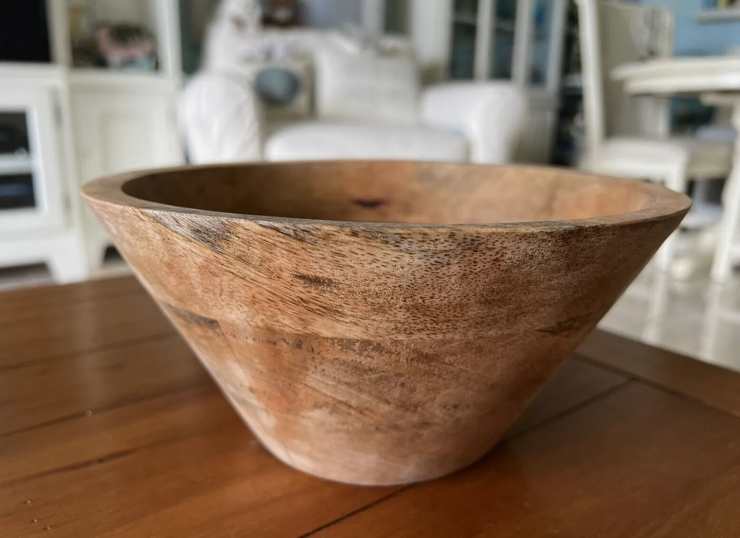 Vintage Wooden Mixing Bowl